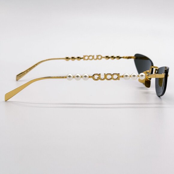 NEW GUCCI SUNGLASSES GOLD WOMEN CAT EYE EYEWEAR GUCCI GG1920S 001 main image 8